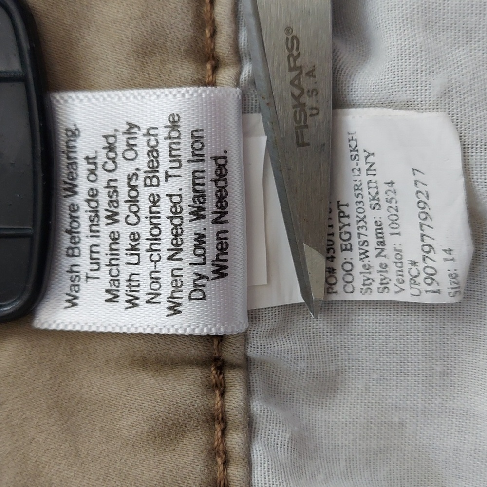 - Sonoma Women's Mid Rise Tan Skinny Stretchy Jegging Pants, Size 14, Like New - Picture 6 of 9